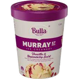 Photo of Bulla Ice Cream Murray St Vanilla & Boysenberry 1l