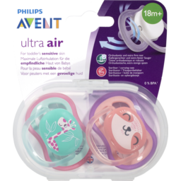 Photo of Avent Ultra Air BPA Free Soother + 2 Pack
