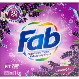 Photo of Fab Lavender, Washing Powder Laundry Detergent 1kg