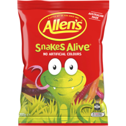 Photo of Allen's Lollies Snakes Alive Lolly Bag