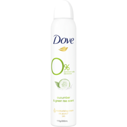 Photo of Dove Deodorant Aerosol Cucumber & Green Tea Zero Aluminium 200ml