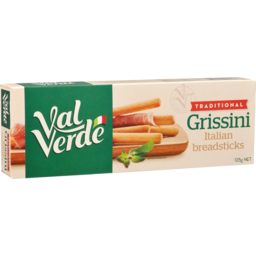 Photo of Val Verde Traditional Grissini Italian Bread Sticks 125g