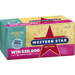 Photo of Western Star Unsalted Butter 250g 250g
