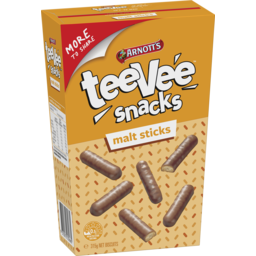 Photo of Arnotts Tee Vee Snacks Malt Sticks 315g