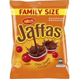 Photo of Allen's Jaffas Family Size 340g