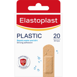 Photo of Elastoplast Plastic Water Resistant Strong Adhesion Plasters 20 Pack