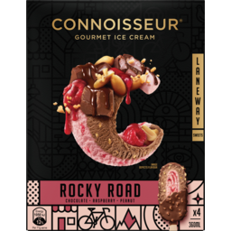 Photo of Connoisseur Rocky Road Ice Cream 4 Pack 360ml