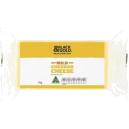 Photo of Black And Gold Cheese Cheddar Mild 1kg