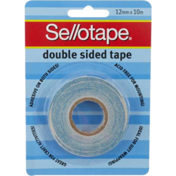 Photo of Sellotape Double Sided 12mm X 10m