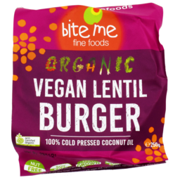 Photo of Bite Me Organic Vegan Lentil Burger