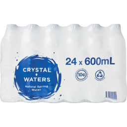 Photo of Crystal Waters Natural Spring Water 24x600ml
