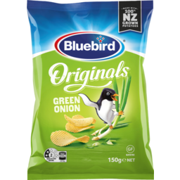 Photo of Bluebird Potato Chips Original Green Onion 150g