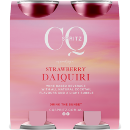 Photo of CQ Spritz Strawberry Daquiri 330ml 4 Pack