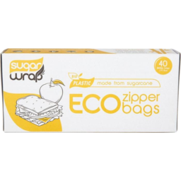 Photo of Eco Zipper Bags Small 40pk