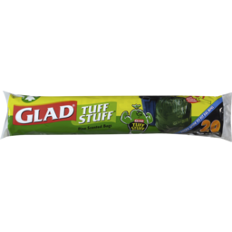 Photo of Glad Tuff Stuff Pine Scented Garbage Bags Extra Wide 20pk