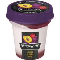 Photo of Gippsland Dairy Limited Batch Plum Twist Yogurt 160g