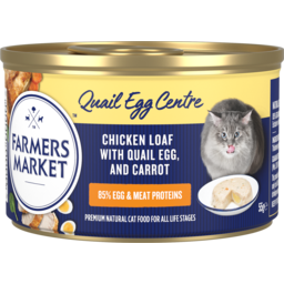 Photo of Farmers Market™ Quail Egg Centre Chicken Loaf And Carrot Grain Free Adult Wet Cat Food