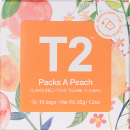 Photo of T2 Packs A Peach Tea Bag 10 Pack