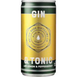 Photo of Archie Rose Gin & Tonic with Lemon & Pepperberry Can 200ml 