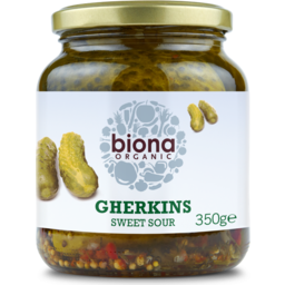 Photo of Biona Organic Gherkins Sweet Sour