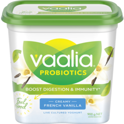 Photo of Vaalia Probiotic Yoghurt French Vanilla 900g