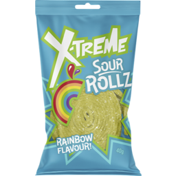 Photo of X-Treme Sour Rollz Rainbow 40g