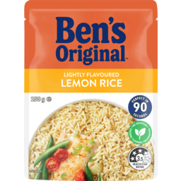 Photo of Ben's Original Lightly Flavoured Lemon Microwave Rice Pouch 250g 250g
