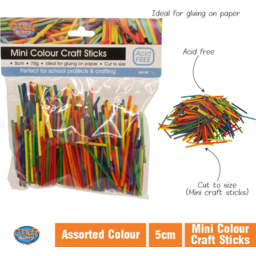 Photo of Craft Sticks Mini Colour 5cm