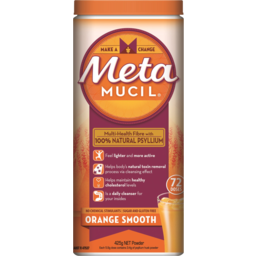 Photo of Metamucil Orange Smooth Fibre Supplement 72 Doses