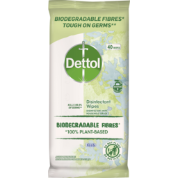 Photo of Dettol Biodegradable Disinfectant Wipes Fresh 40 Pack 