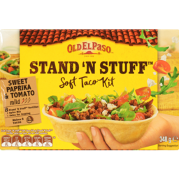 Photo of Old El Paso Stand 'N Stuff Soft Taco Kit Mexican Style 8 Pack 348g 348g
