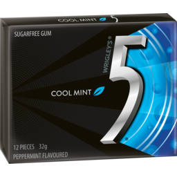 Photo of 5 Gum Cool Mint Sugar Free Chewing Gum 12 Pieces