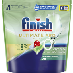 Photo of Finish Quantum Ultimate Pro 0% Dishwasher Tablets 34 Pack