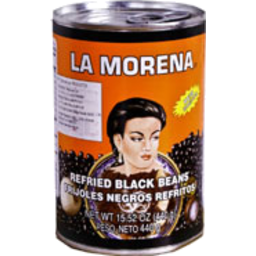 Photo of La Morena Refried Black Beans 440g