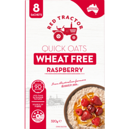 Photo of Red Tractor Raspberry Wheat Free Quick Oats Sachets