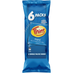 Photo of Thins Original Chips 6 Pack 114g