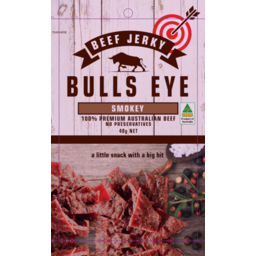 Photo of Bulls Eye Beef Jerky Smokey