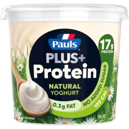 Photo of Pauls Plus+ Protein No Added Sugar Natural Yoghurt 700g