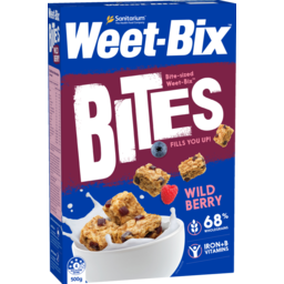 Photo of Sanitarium Weet-Bix Bites Wild Berry Breakfast Cereal 500g