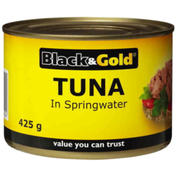 Photo of Black & Gold Tuna In Springwater