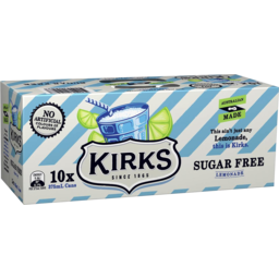 Photo of Kirks Lemonade Sugar Free 10x375ml