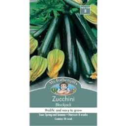 Photo of Mr Fothergills Seeds Zucchini Blackjack