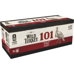 Photo of Wild Turkey 101 Bourbon & Cola Cans