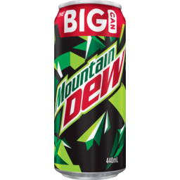Photo of Mountain Dew Carbonated Soft Drink Original Can