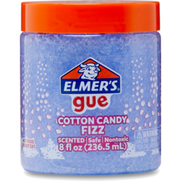 Photo of Elmer’S Gue Premade Slime Cotton Candy Fizz 8oz (237ml) Jar
