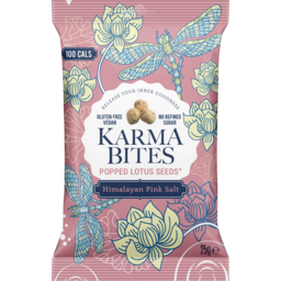 Photo of Karma Bites Popped Lotus Seeds Himalayan Pink Salt 25g