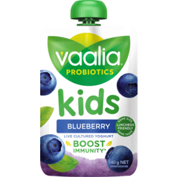 Photo of Vaalia Kids Probiotic Yoghurt Blueberry Pouch