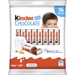 Photo of Kinder Chocolate 16 Treat Sharebag 200g