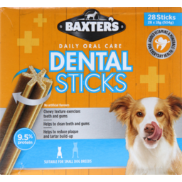 Photo of Baxters Dental Sticks Small Dogs 28 Pack