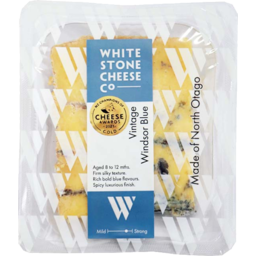 Photo of Whitestone Cheese Co Vintage Windsor Blue 110g